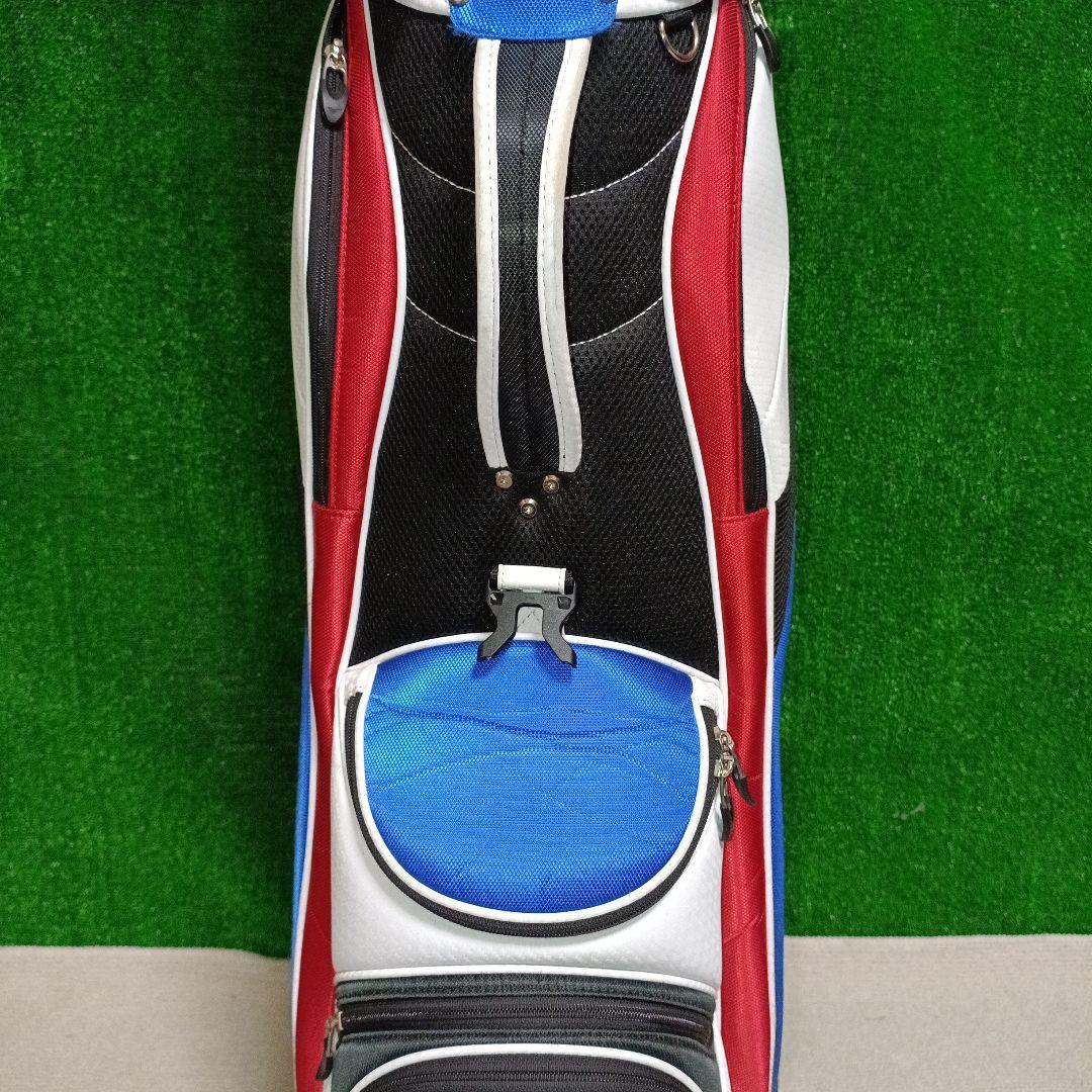 軽量 Mizuno キャディバッグ ホワイト/ブルー