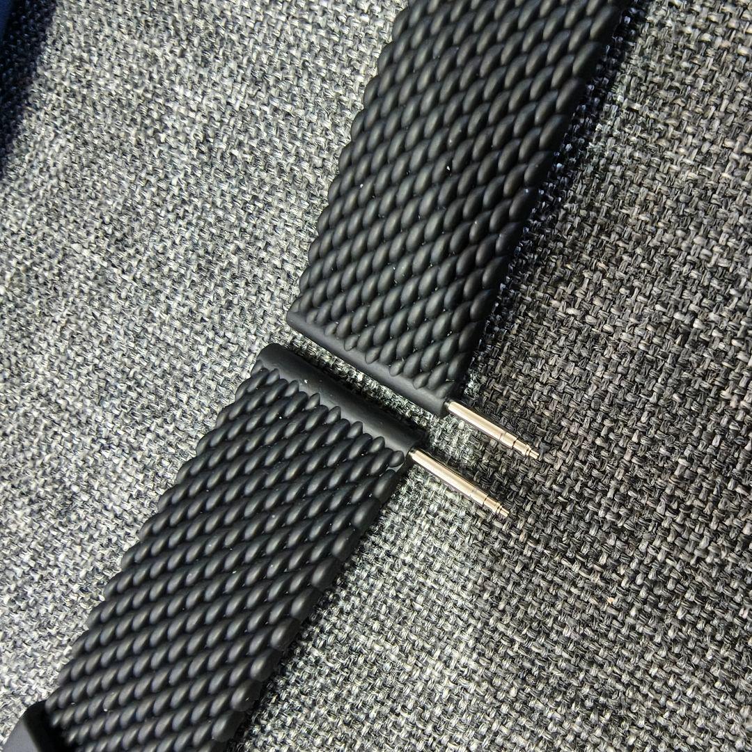 BREITLING ブラック 純正ラバーベルト 尾錠付22-20 ブライトリング