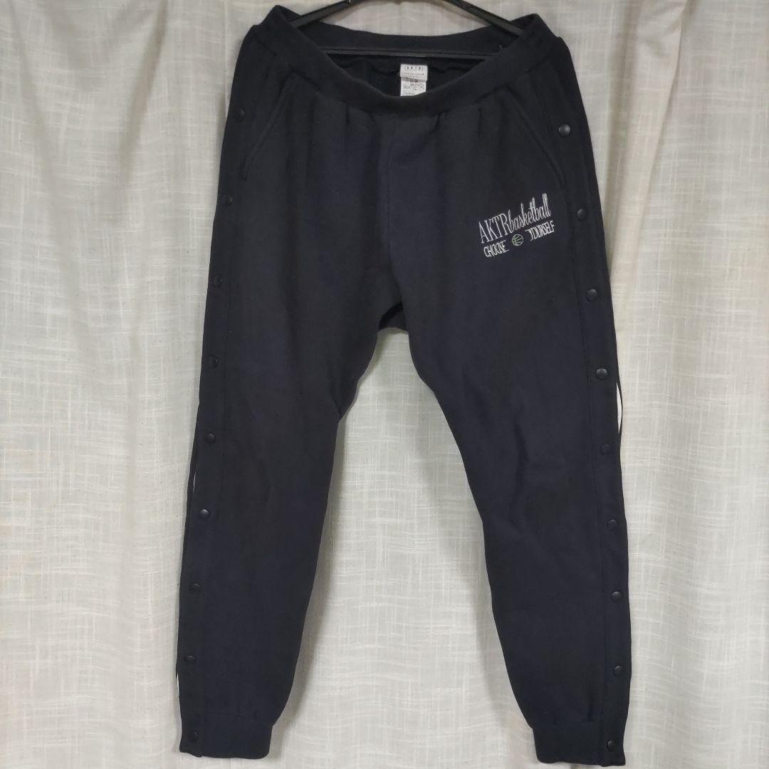 AKTRアクター スウェットパンツ SIDE SNAP ネイビーXL