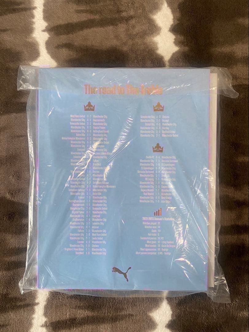 マンチェスターシティ 22-23 トレブル 三冠 優勝記念 ユニフォーム