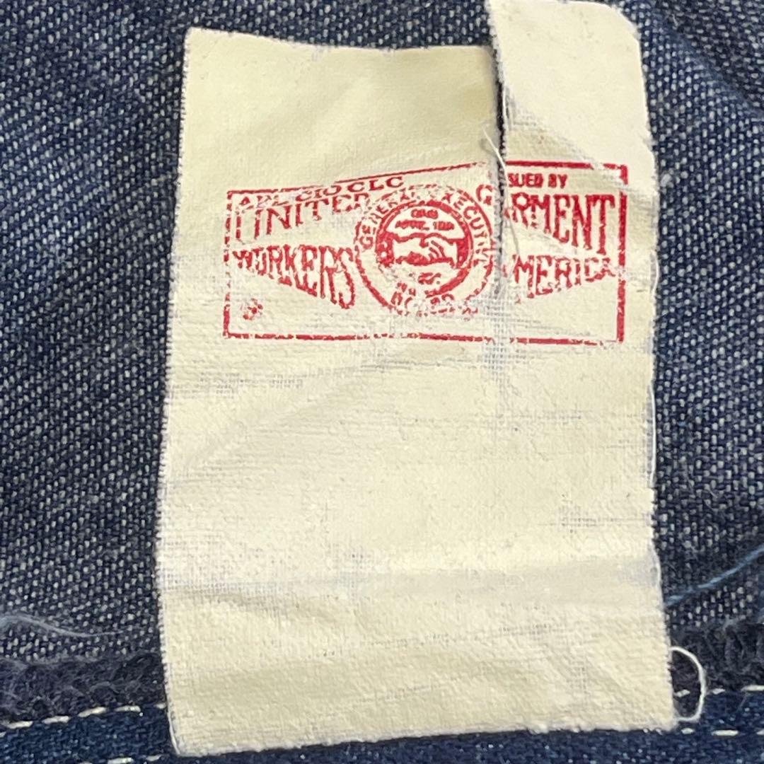 90's カーハート　星タグ　白ステッチ　ペインターパンツ　濃紺　ブルー　USA