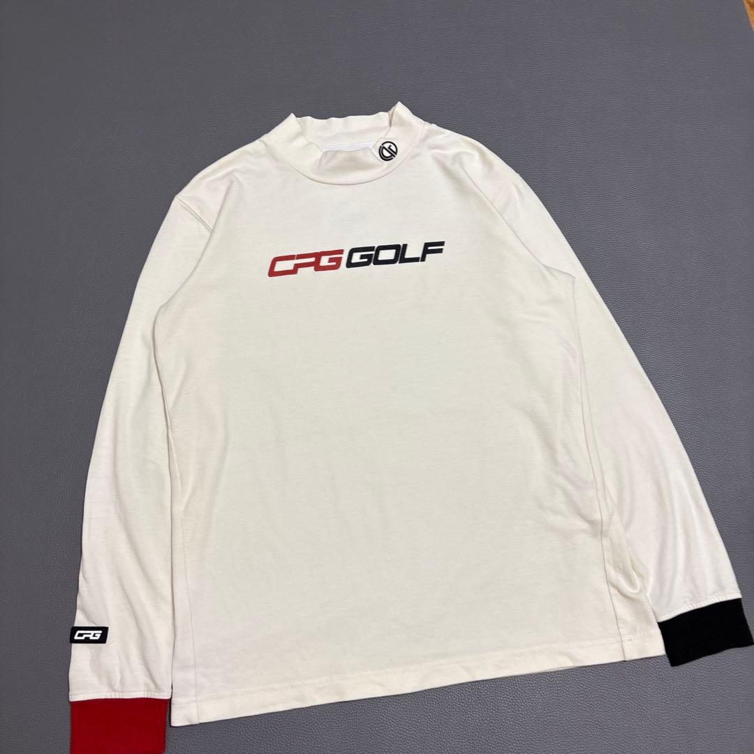 CPG GOLF メンズ 長袖 モックネック シャツ