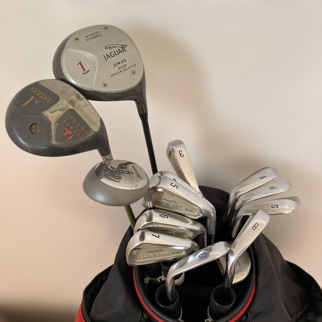 POLO GOLF キャディバック　mizuno pro ゴルフクラブ