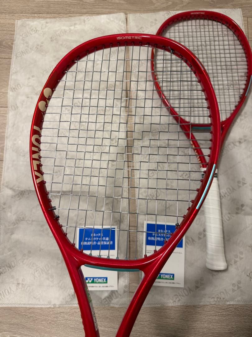 新品未使用と試打のみ 二本組 YONEX VCORE 100 08 G3