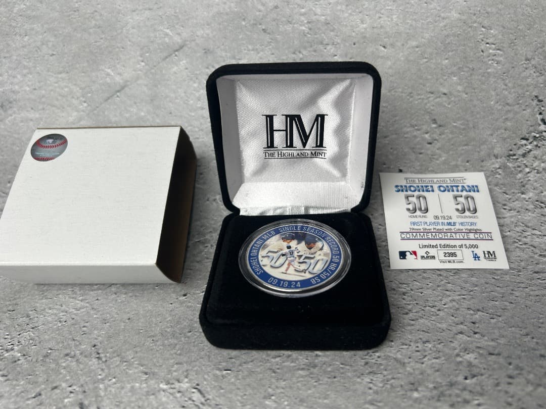 大谷翔平 50本塁打・50盗塁 記念　50/50記念　限定5000個