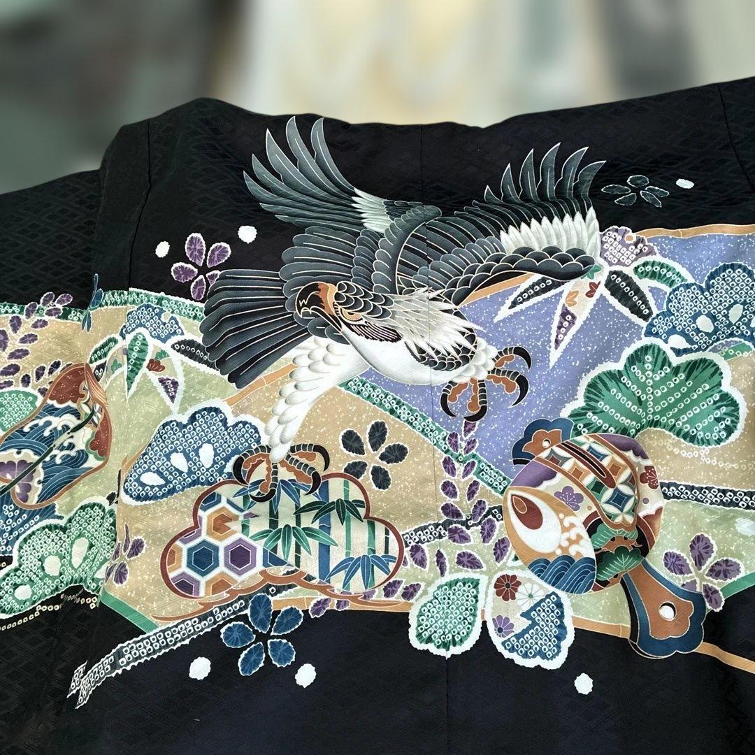 七五三　袴、羽織セット　小物付き　５歳