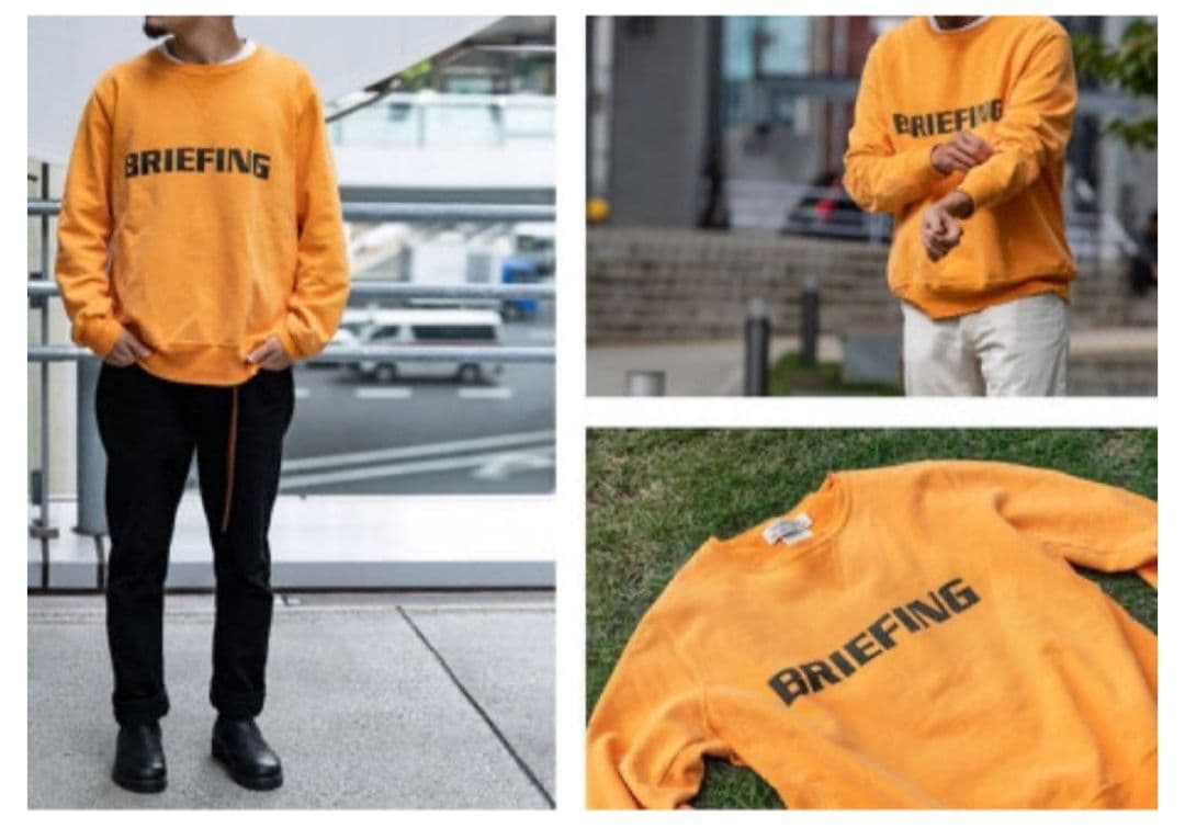 ブリーフィング×レミレリーフ コラボ スウェットトレーナー