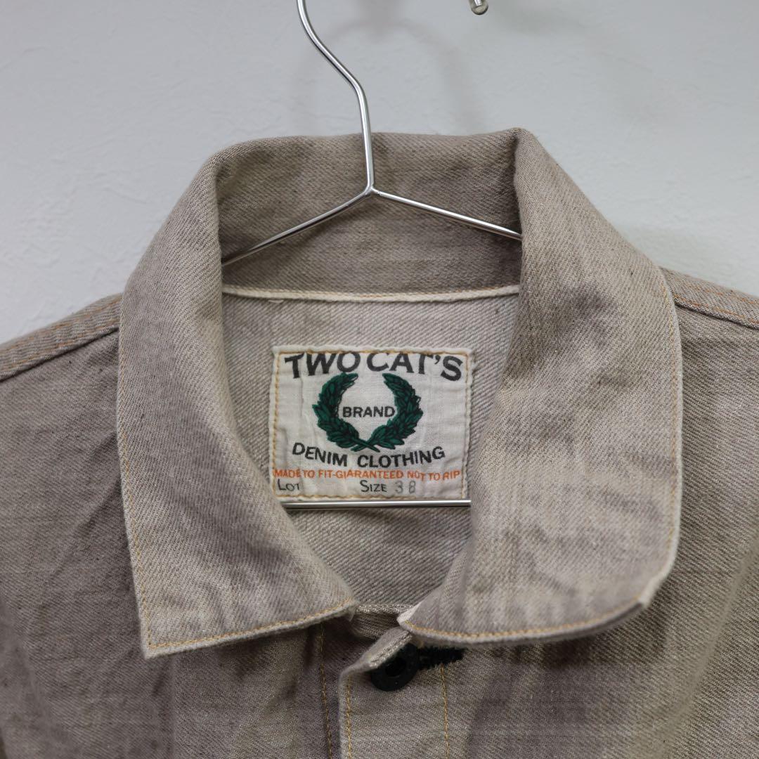 TCBジーンズ『 Two Cat's Blouse 』Logwood Brown