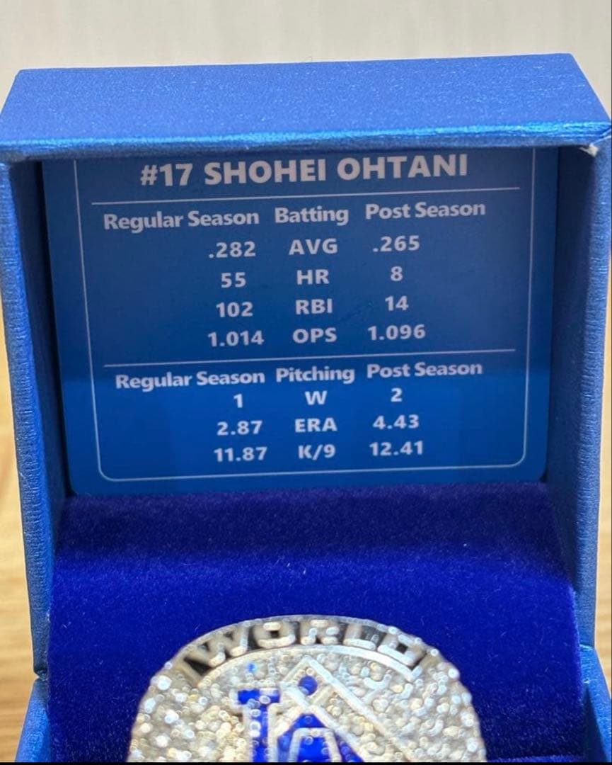 ⭐️大谷翔平リング&トロフィー⭐️2025＆2024コレクション