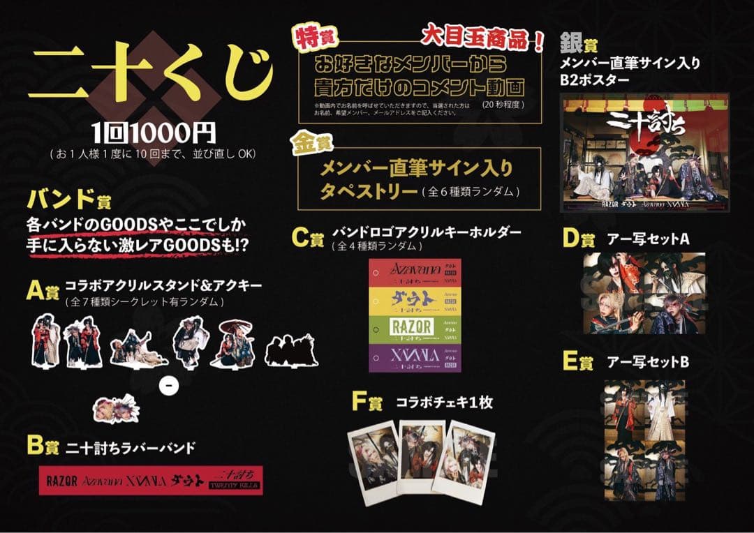 RAZOR 「SILLAGE」A,B＋二十くじグッズ