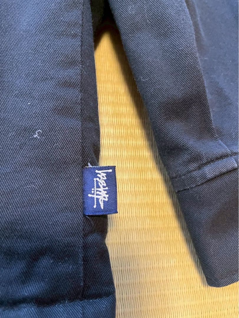 90s old stussy ジップアップジャケット　ブラック stussy