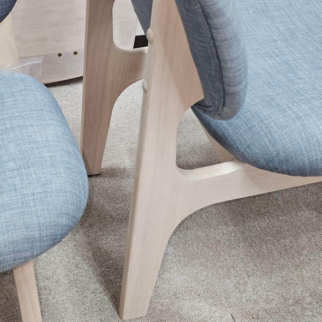 ニトリ楕円形木製ダイニングテーブルと椅子セット東京23区全域送料無料