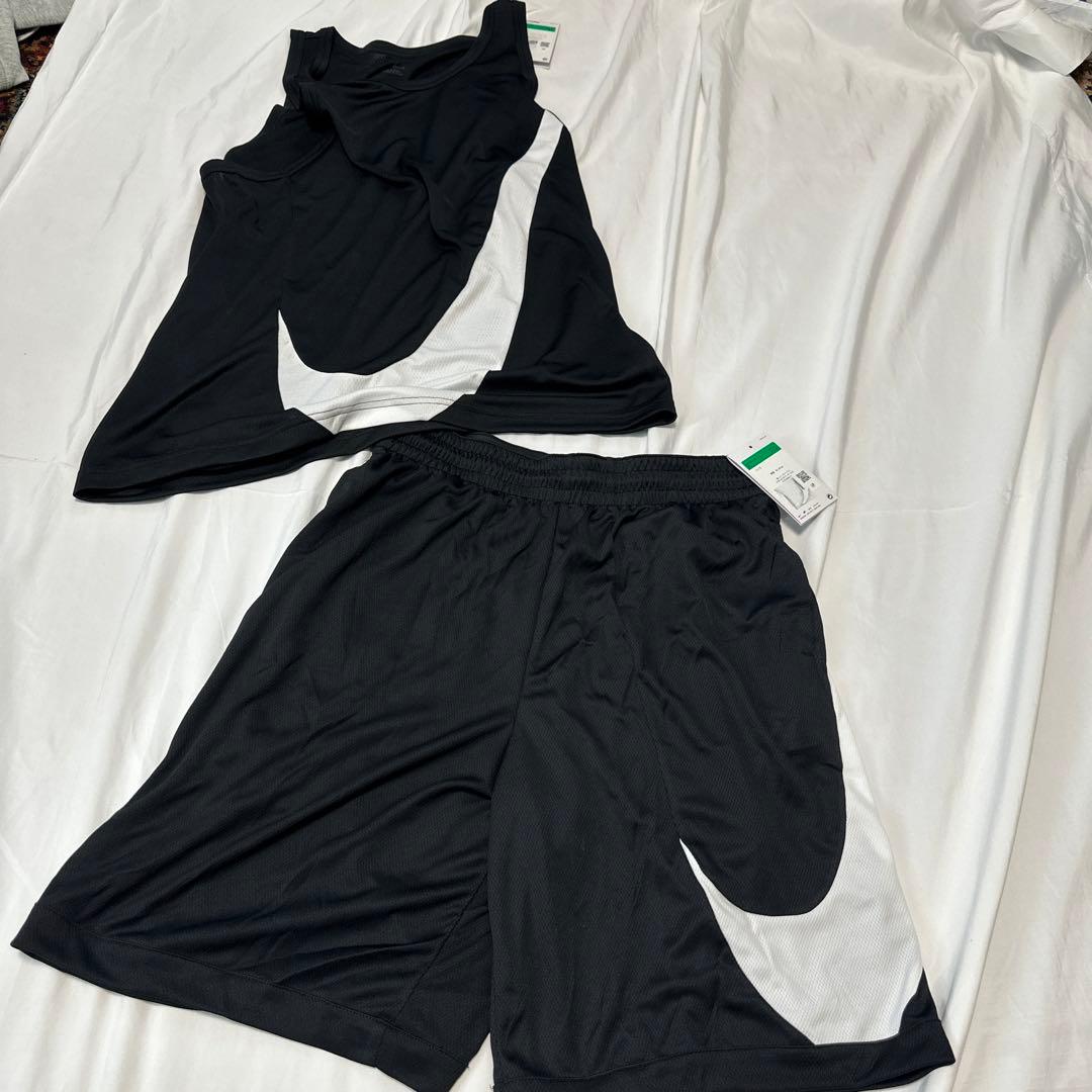 ドライフィット　ナイキ　ビッグロゴ　タンクトップ　ハーフパンツ　上下　L