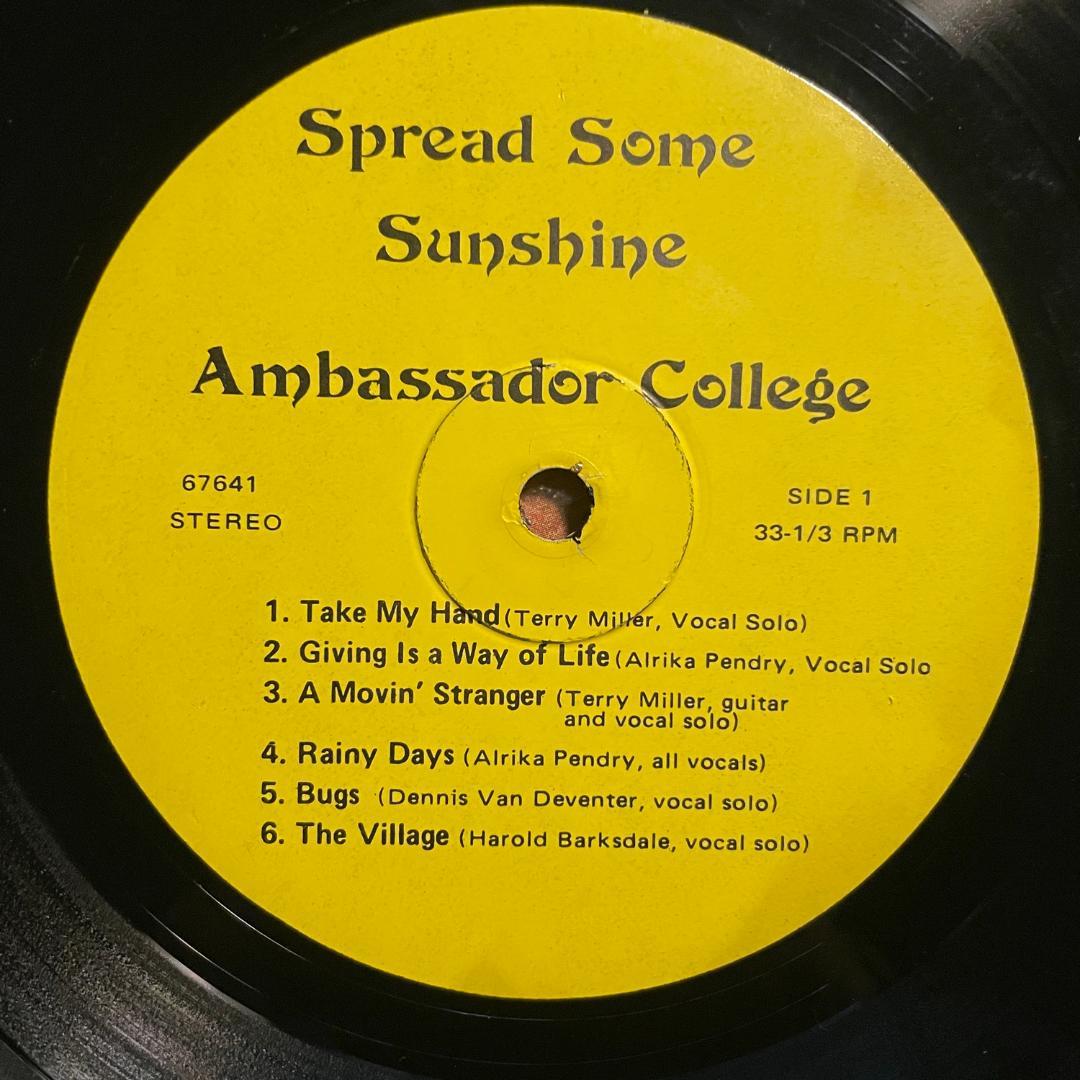 洋楽 The Ambassador Spread Some Sunshine