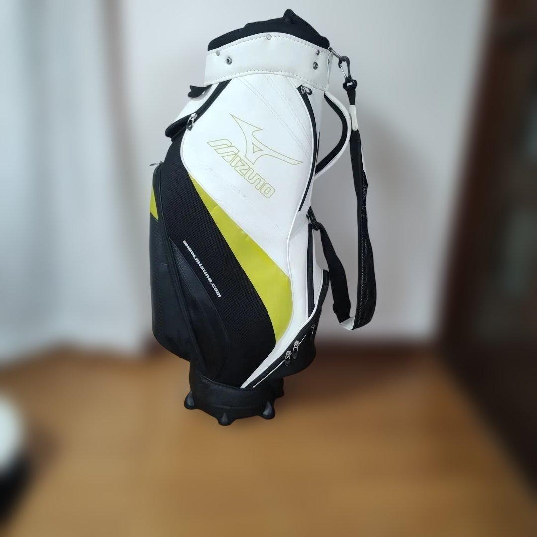 Mizuno キャディバッグ ホワイト・グリーン・ブラック