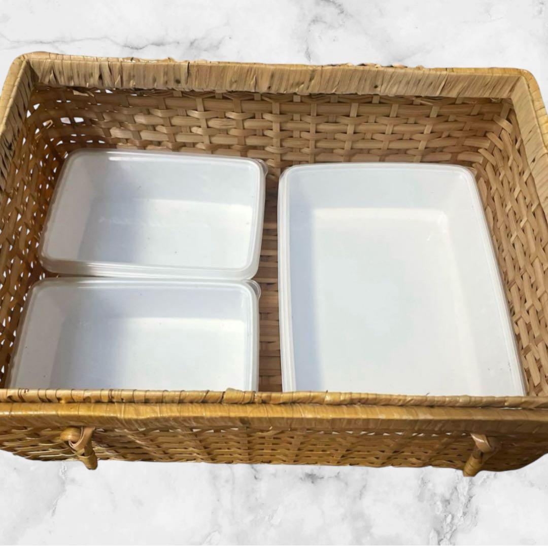 【新品未使用】フォレストライフ♥️バスケットセット　キャンプ　BBQ　即購入可能