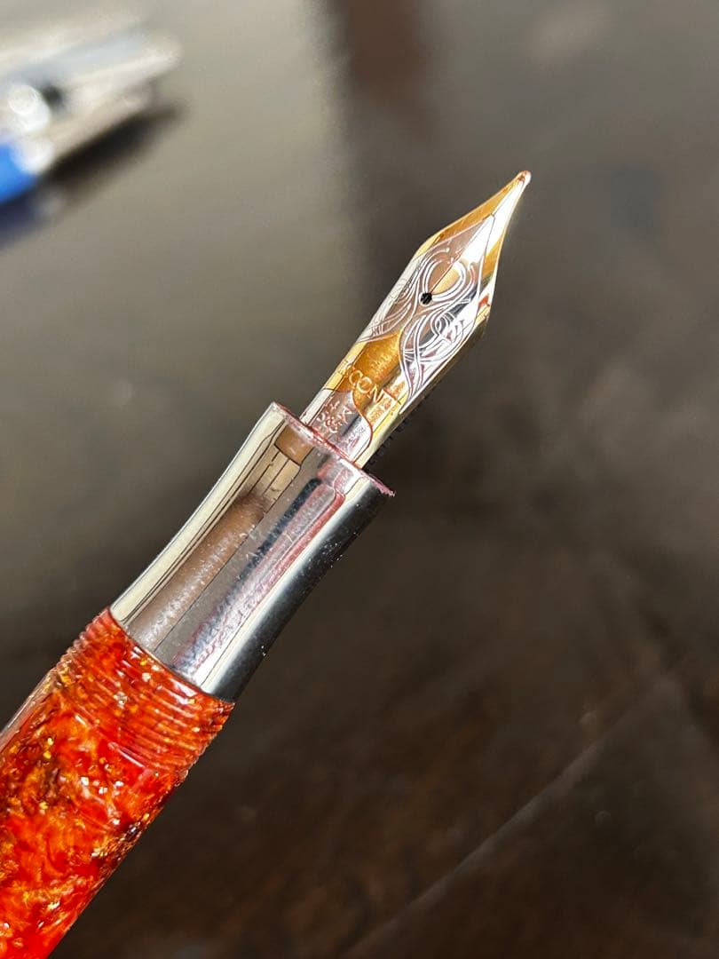 【調整済】VISCONTI 14K万年筆とボールペンセット YOU&ME