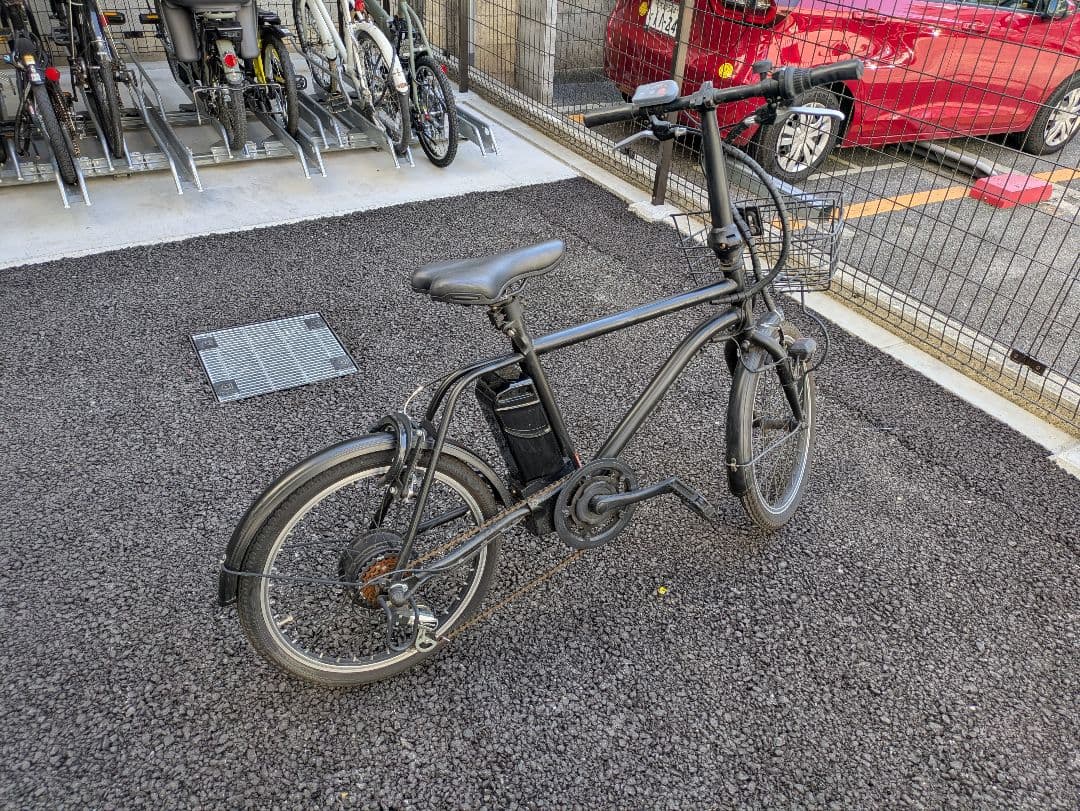 電動自転車 自転車 20インチ シマノ6段変速搭載 電動アシスト自転車　黒