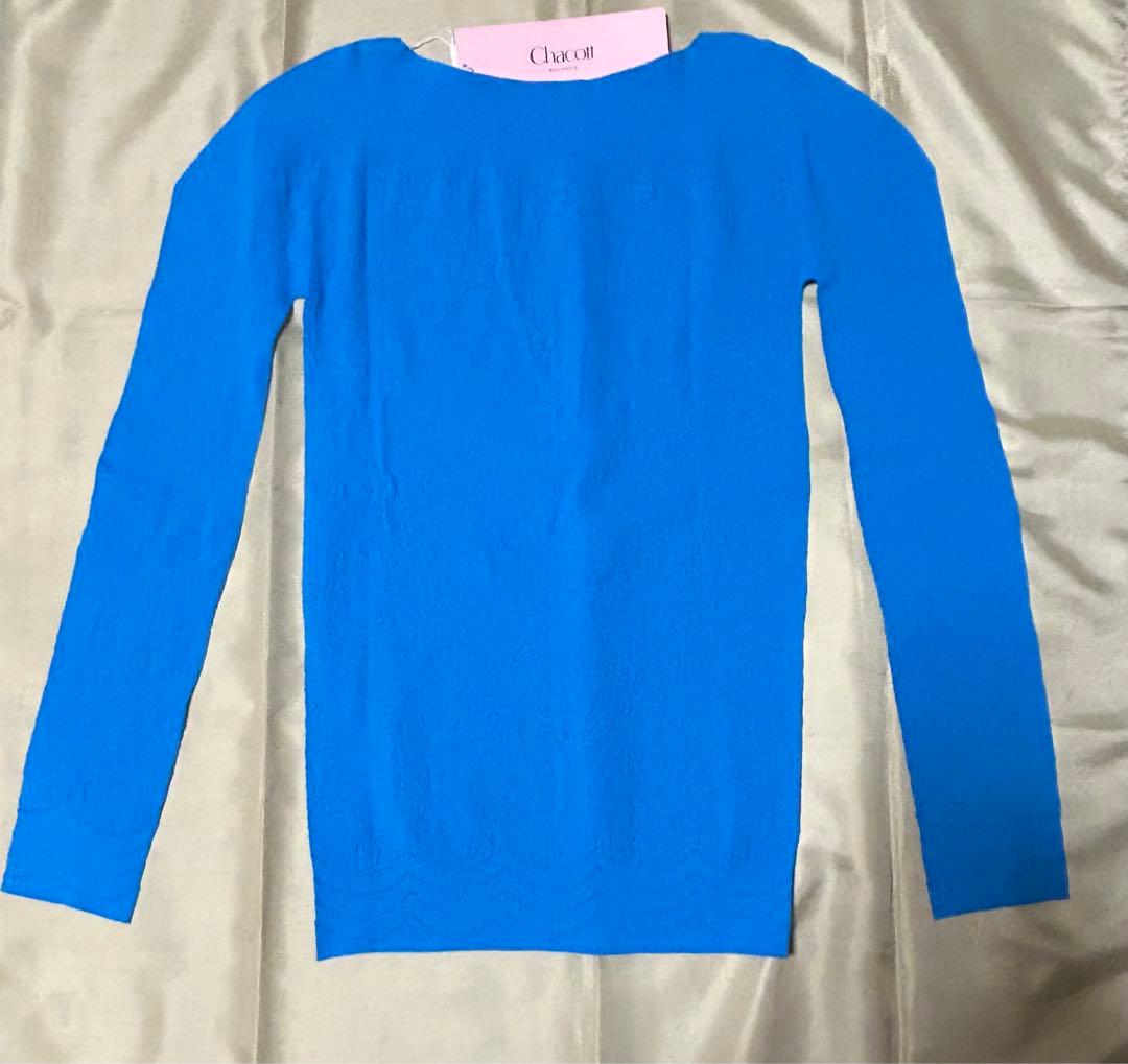チャコット　ノーソーイング　ニットトップ　大人用Ｍサイズ（シアン）