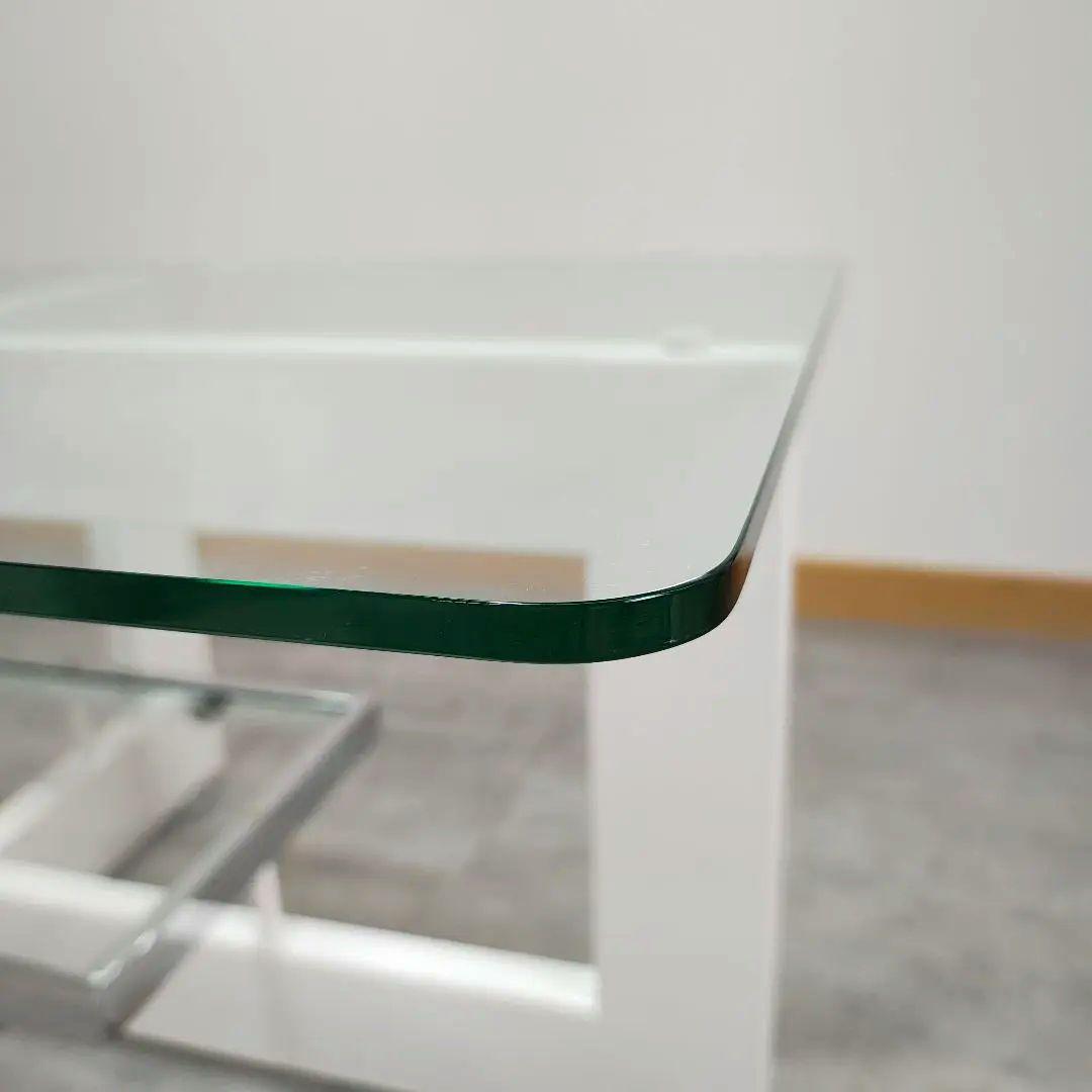 IDC大塚家具 アルテジャパン ガラス センター テーブル ホワイトYG-65