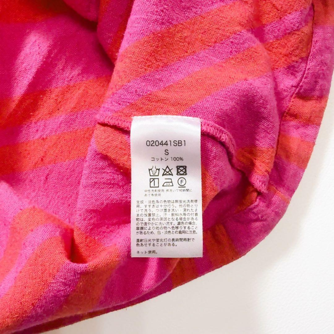 美品ꕥサラマリカ 2024 完売品 ワイドストライプダイアゴナルドレス 大きめ