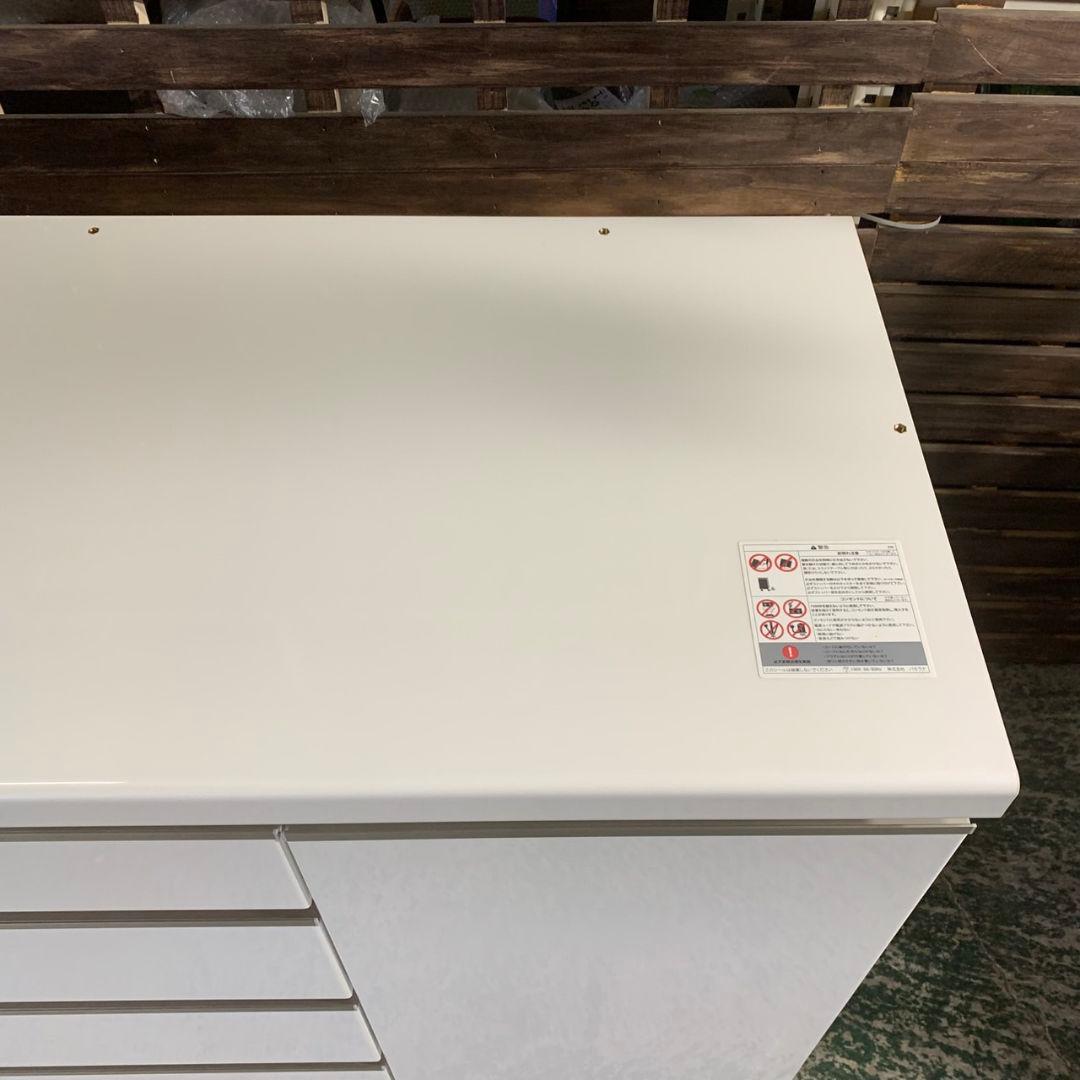 J040\" パモウナ W1600 キッチンカウンター ホワイト 白