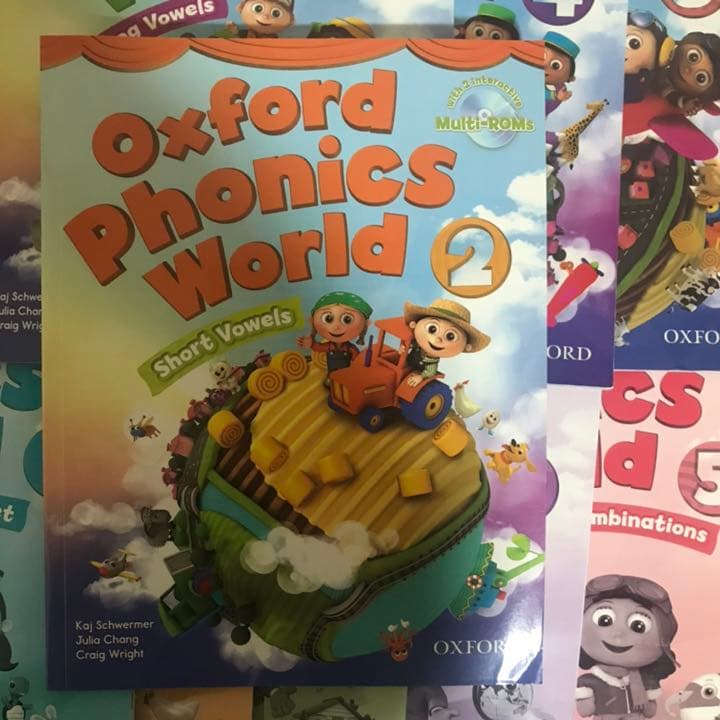 英語 教材  洋書 CD付き Oxford Phonics World 1-5