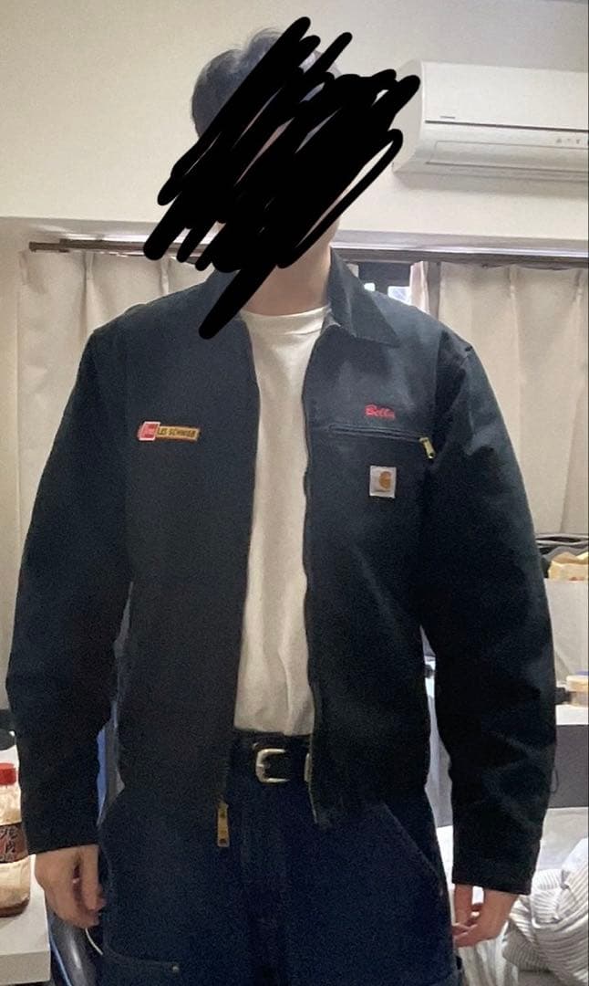 Carhartt デトロイトジャケット　USA製　M ブラック　J001-BLK