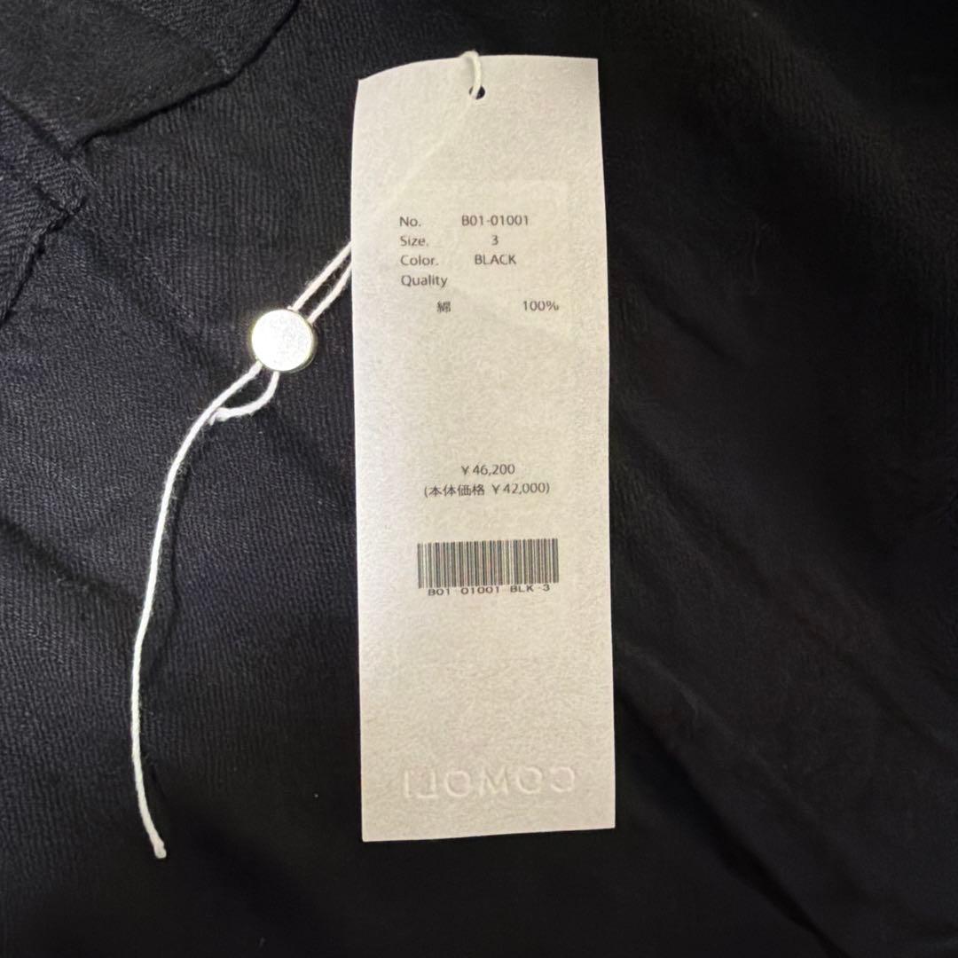 25ss コモリ ブラック デニムジャケット