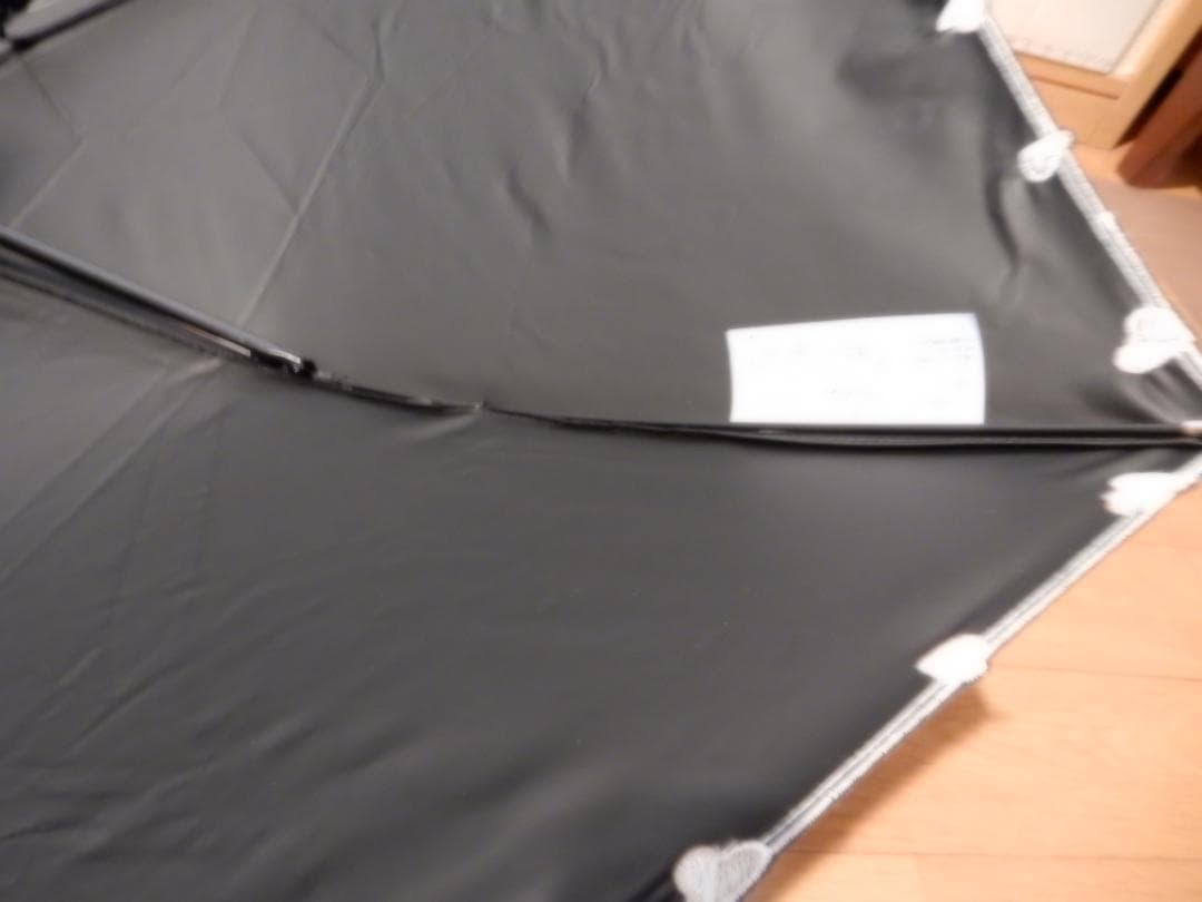 agnes b.（アニエスベー）ハート刺繡晴雨兼用傘(折り畳み傘)