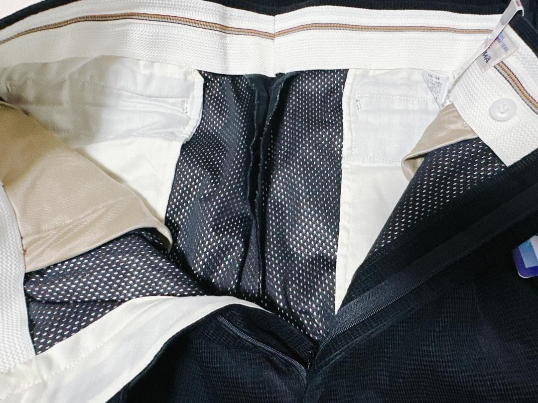 新品タグ付☆ メンズ チーム ダイワ ブラック 大きめ ゴルフ 釣り パンツ