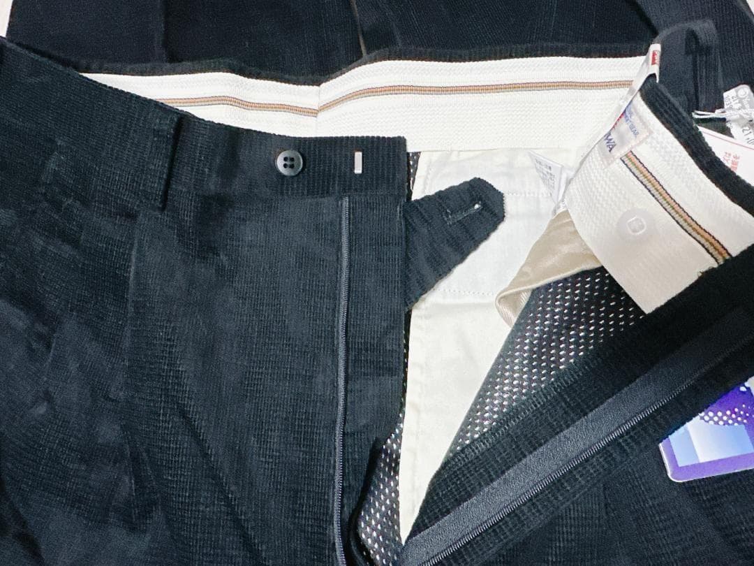 新品タグ付☆ メンズ チーム ダイワ ブラック 大きめ ゴルフ 釣り パンツ