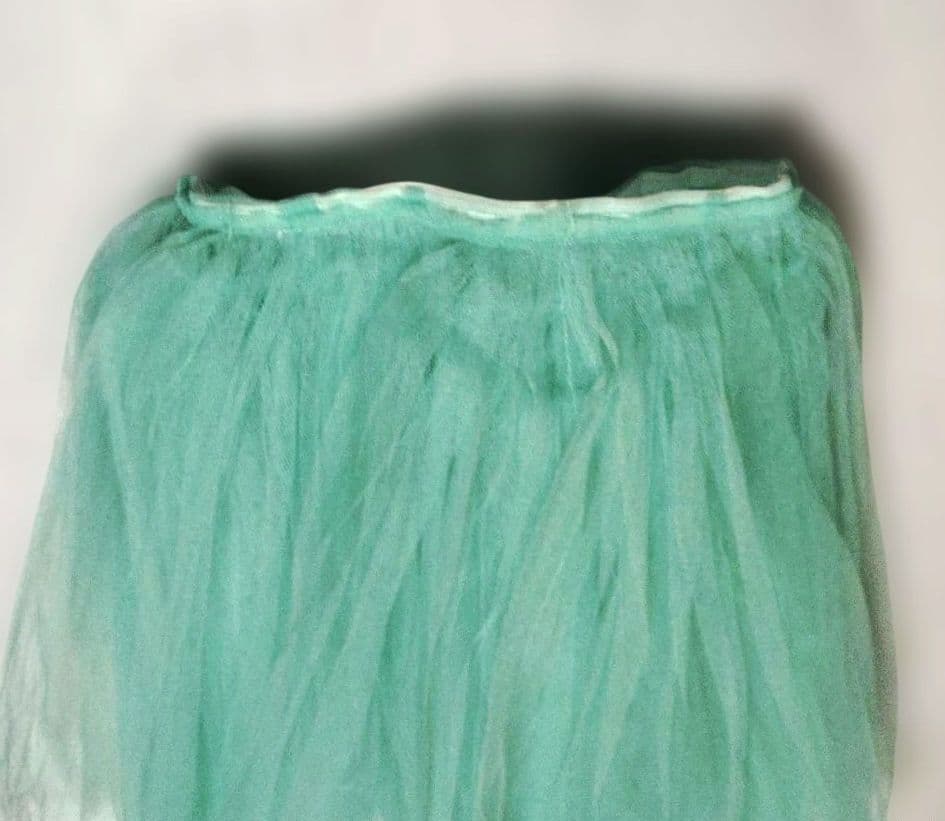 バレエ　グリーン チュール チュチュ　スカート．袖のみ　7着