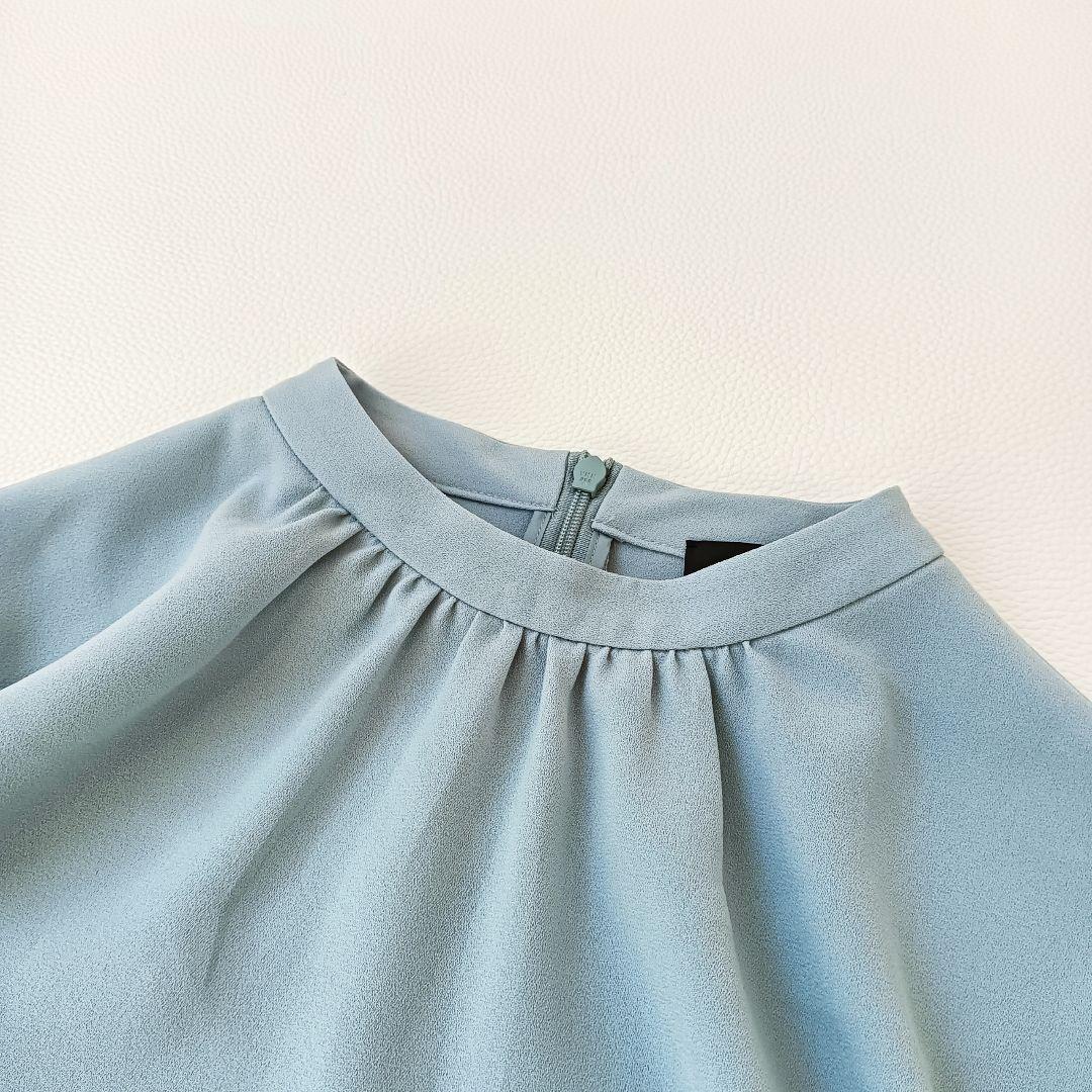 ほぼ未使用✨《セオリー》ウォッシャブルスタンドカラーブラウス ハイネック 長袖