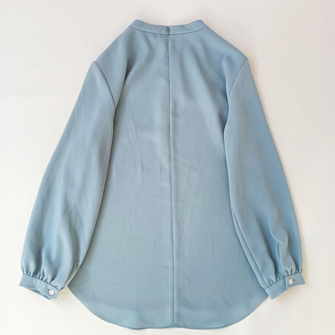 ほぼ未使用✨《セオリー》ウォッシャブルスタンドカラーブラウス ハイネック 長袖