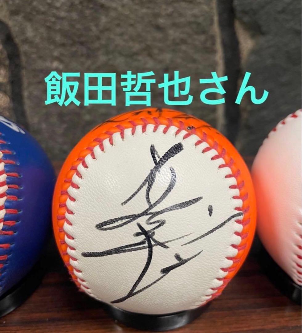 ヤクルトスワローズ 直筆サインボール 5名セット　飯田哲也、相川亮二さんetc