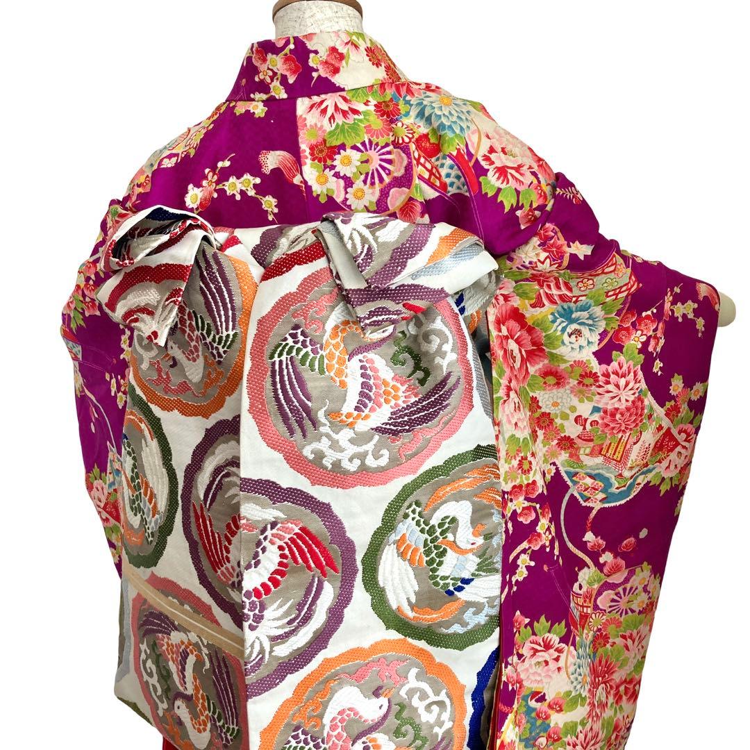 アンティーク7歳 女の子 子供着物 七五三 アンティーク着物