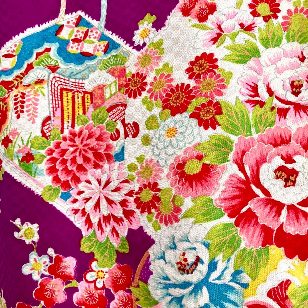 アンティーク7歳 女の子 子供着物 七五三 アンティーク着物