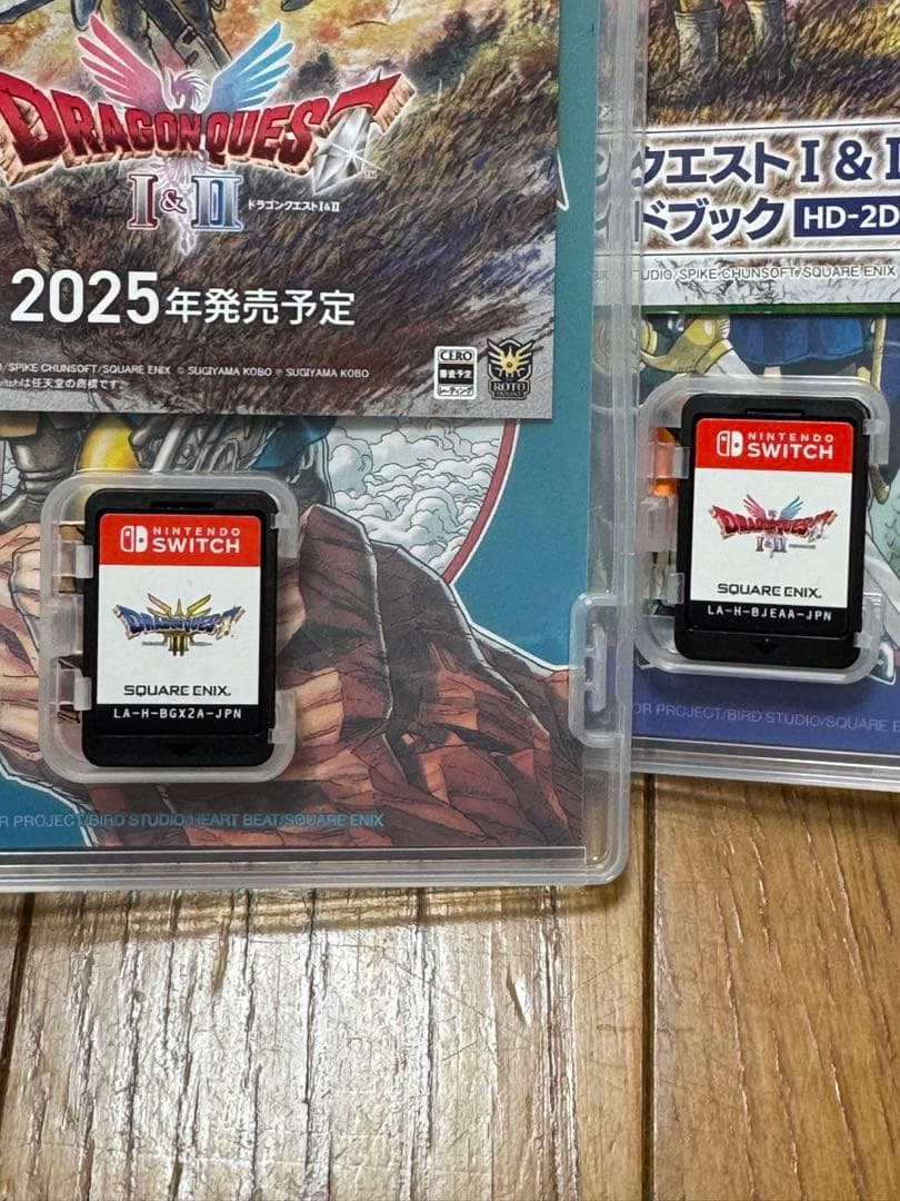 ドラゴンクエスト1&2、ドラゴンクエスト3。ニンテンドースイッチ限定版