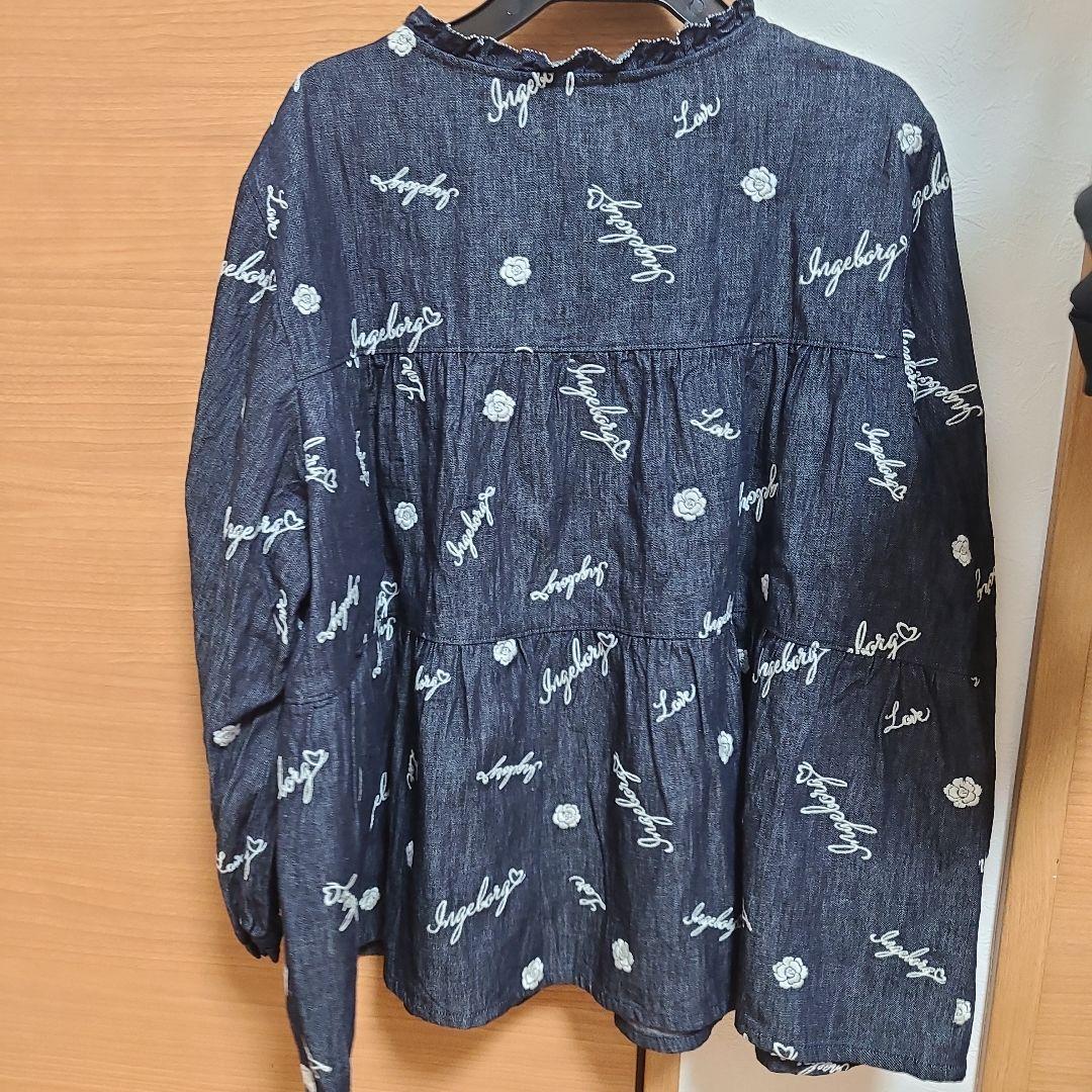 専用です‼️インゲボルグ2025年デニム総刺繍ブラウス