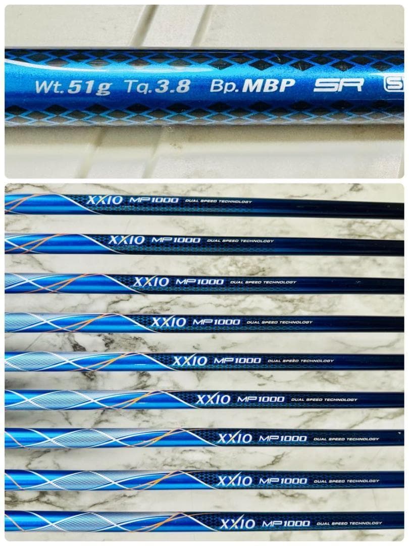 【良品】豪華9本 10代目ゼクシオ XXIO10 メンズアイアンセット SR