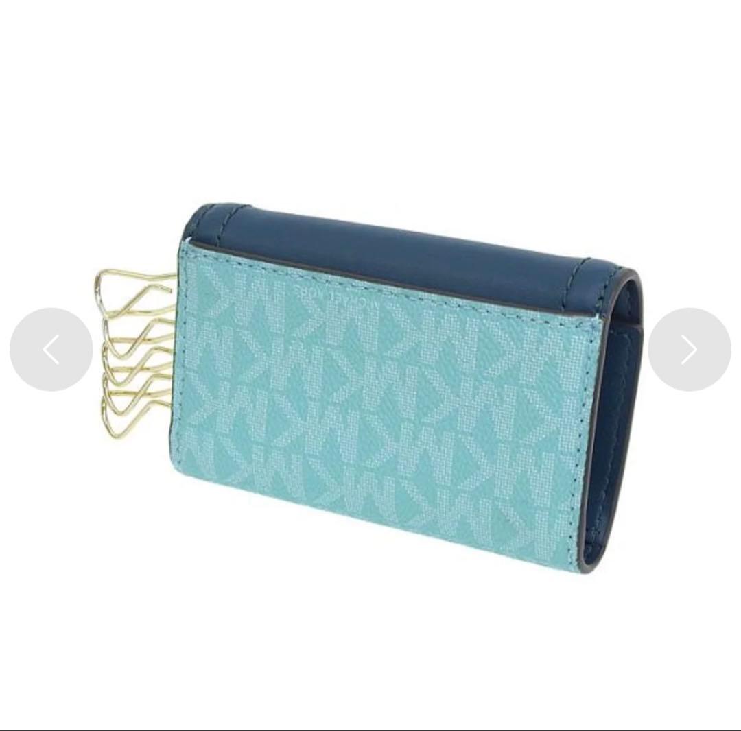 MICHAEL KORS キーケース 青 水色