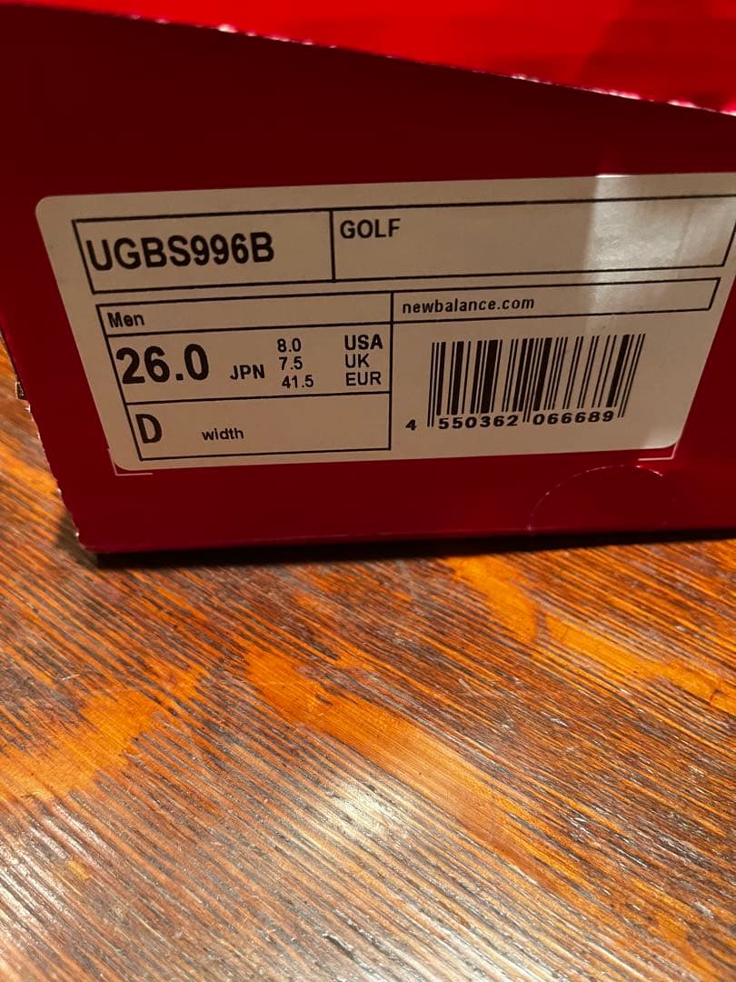 New Balance ゴルフシューズ ブラック　26cm