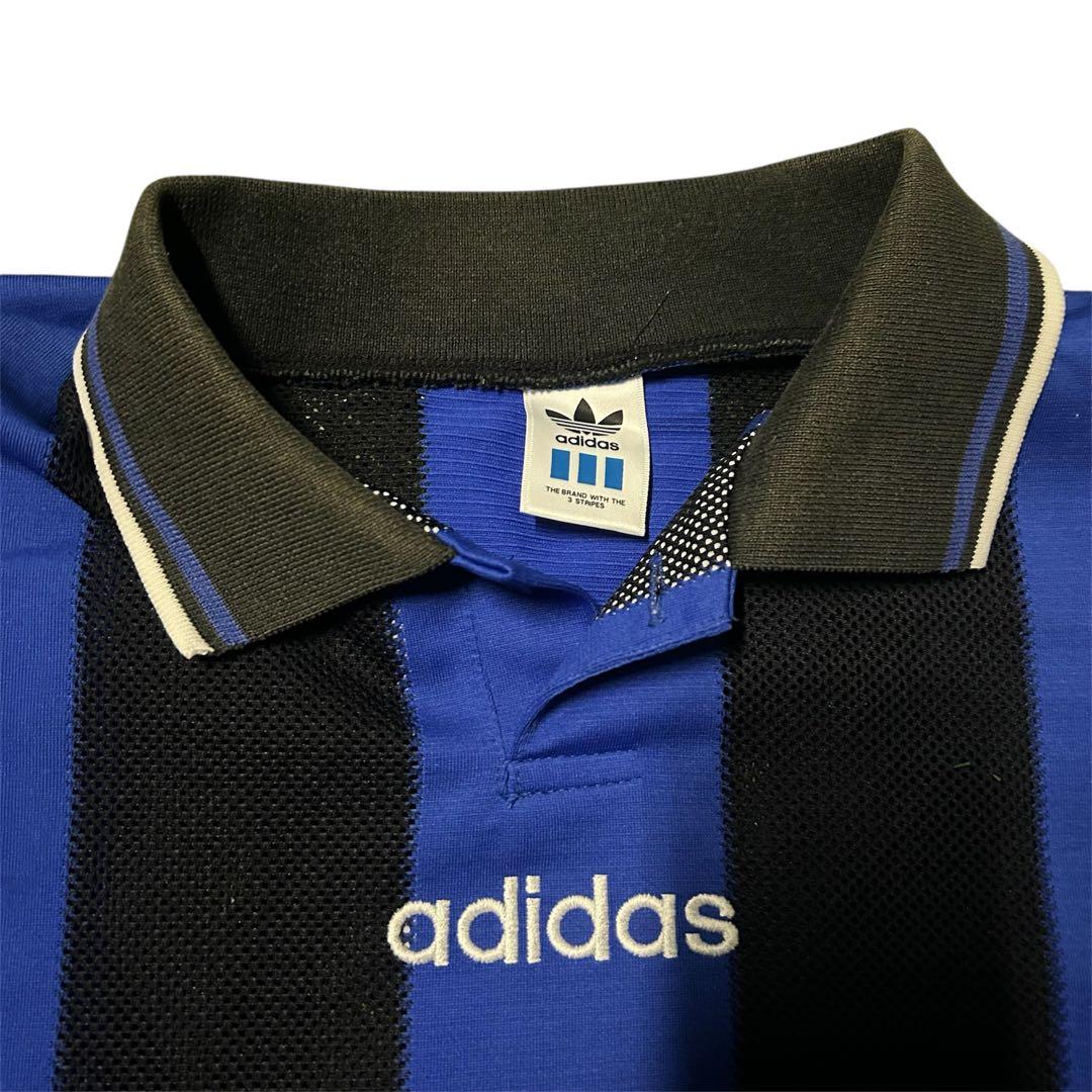 【激レア】デサント製 アディダス 90s ストライプゲームシャツ ガンバ大阪