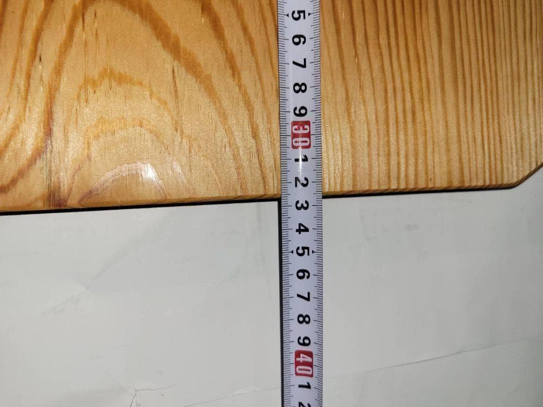 特大　肥え松　こえまつ　一枚板　小判形　カッティングボード　まな板　無節無垢材