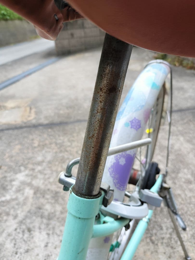 ブリジストン　リコリーナ22インチ3段変速子供22型ミストグリーン引き取り限定