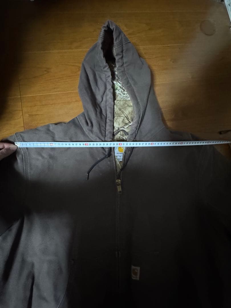 Carhartt アクティブジャケット リアルツリー柄 茶色XL 海外品