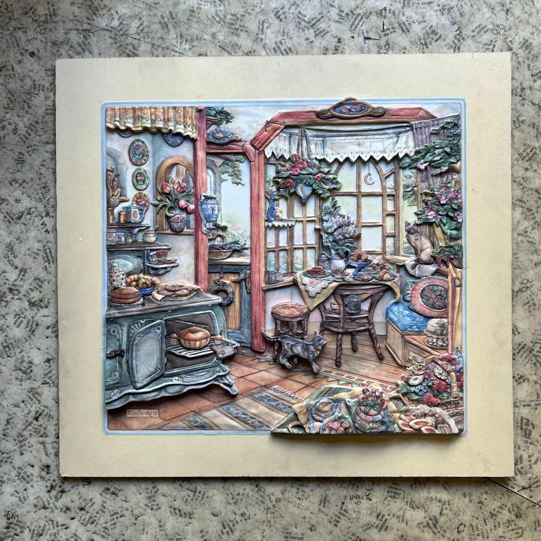 シャドーボックス　完成品　額入り　キムジャコブス