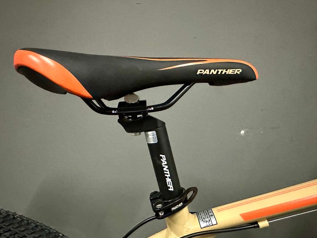 【美品】PANTHERマウンテンバイク 前サスペンション 24Sディスクブレーキ