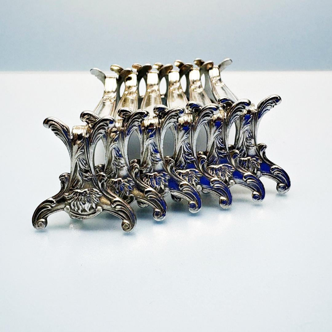 クリストフル マルリー ナイフレスト 6本 セット ナイフホルダー 箸置き レア